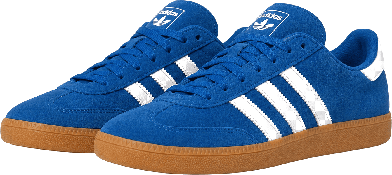 Blue sneakers